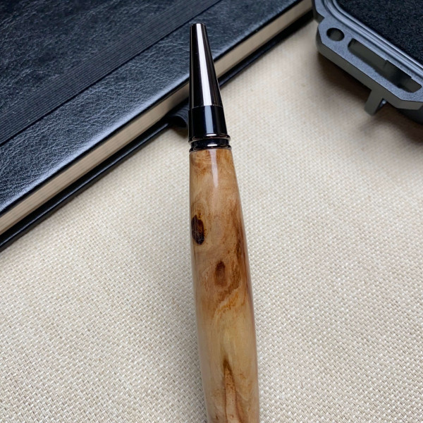 Унікальна кулькова ручка NV-173 виготовлена із кореня тополі