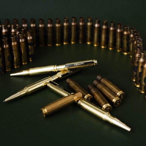 Унікальна кулькова ручка із справжніх гільз NV-7.62 - стильний подарунок чоловіку