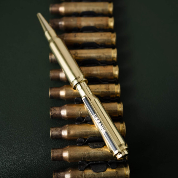Унікальна кулькова ручка із справжніх гільз NV-7.62 - стильний подарунок чоловіку