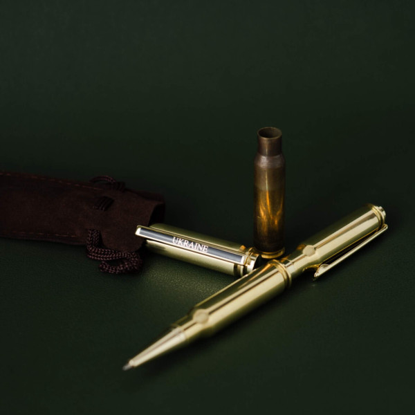 Унікальна кулькова ручка із справжніх гільз NV-7.62 - стильний подарунок чоловіку