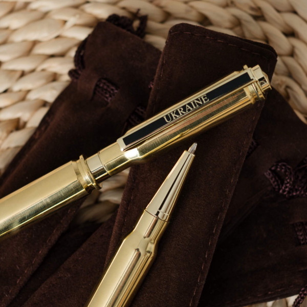 Унікальна кулькова ручка із справжніх гільз NV-7.62 - стильний подарунок чоловіку
