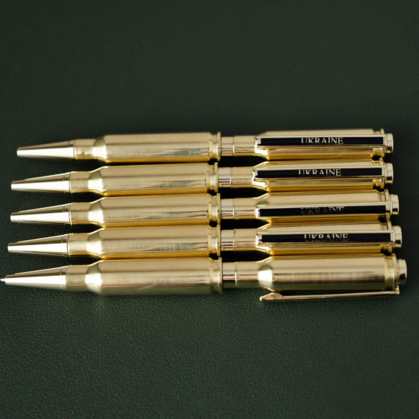 Унікальна кулькова ручка із справжніх гільз NV-7.62 - стильний подарунок чоловіку