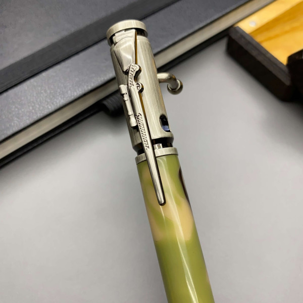 Кулькова ручка із механізмом затвору NV-084, мілітарі акрил