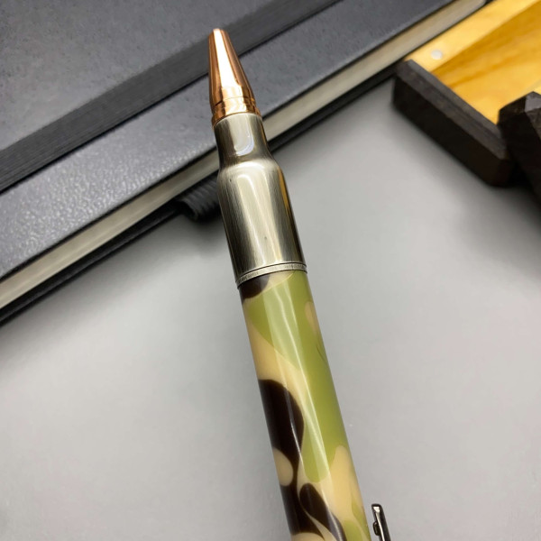 Кулькова ручка із механізмом затвору NV-084, мілітарі акрил