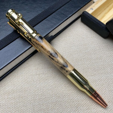 Кулькова ручка із механізмом затвору NV-084 дерево сосни