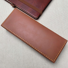 Подарунковий футляр для 1/2 ручок F-05 екошкіра (коричневий)