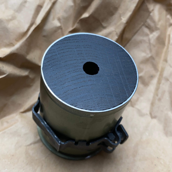 Унікальна підставка для ручки "Бойова" з дерева і справжньої гільзи