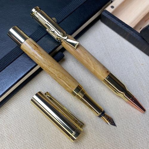 Подарунковий комплект ручок NV-085/452 дерево горіха