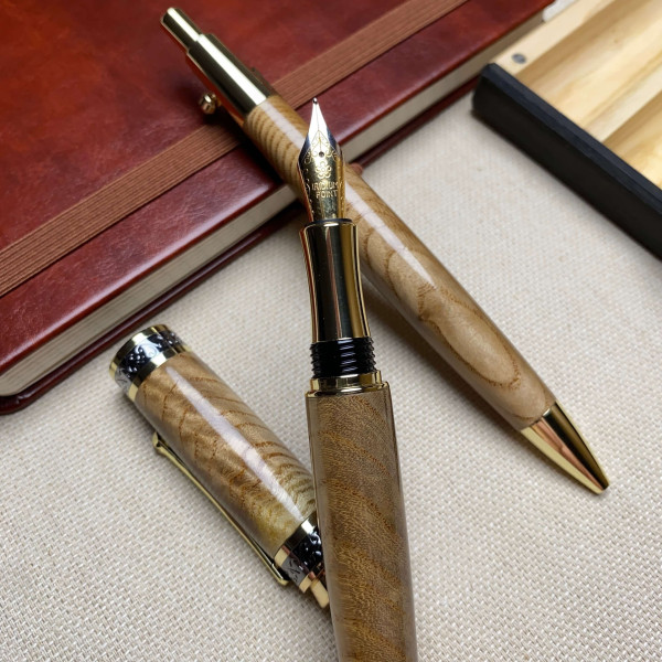 Подарунковий комплект ручок ручної роботи NV-516/337 японське коркове дерево