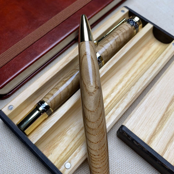 Подарунковий комплект ручок ручної роботи NV-516/337 японське коркове дерево