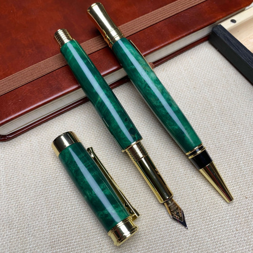 Комплект ручок NV-341/173 деревина капового клена (модифікована)