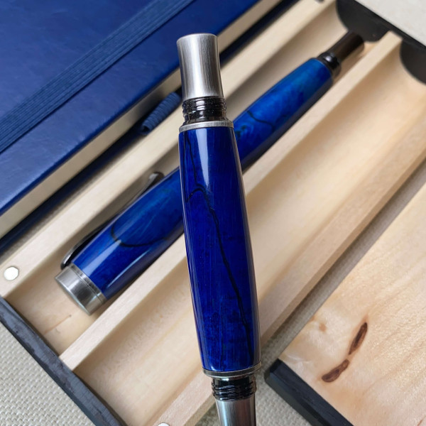 Подарунковий комплект ручок ручної роботи NV-234 дерево шпальтового бука (модифіковане)