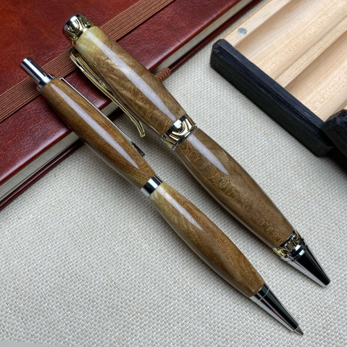 Подарунковий комплект: ручка + олівець NV-057/002 японське коркове дерева