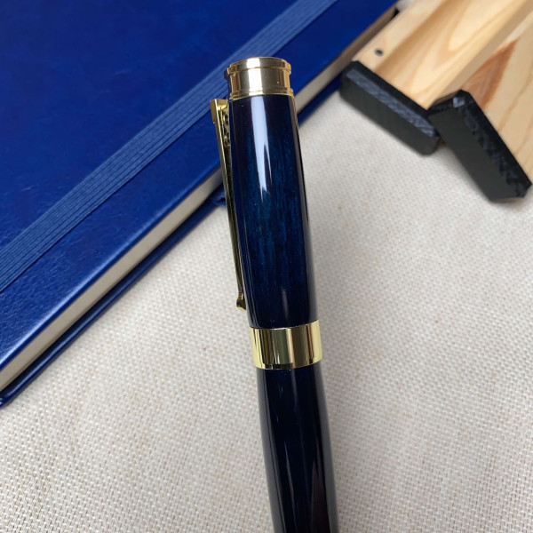 Перова ручка ручної роботи NV-341 модифіковане дерево ясена