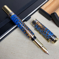 Унікальна перова ручка NV-516 справжня шишка та епоксидна смола