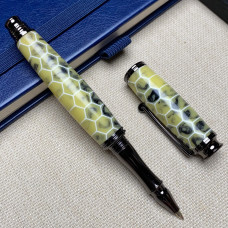 Унікальна ручка ручної роботи NV-355, медові соти і епоксидна смола