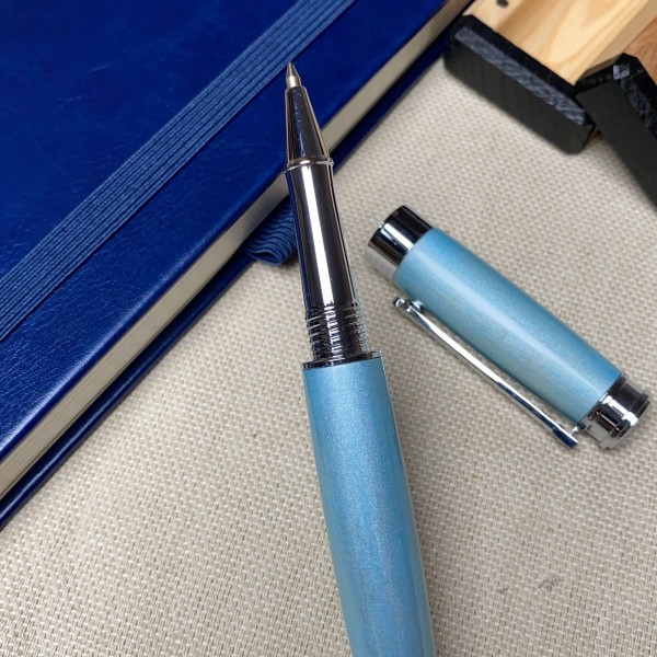 Ручка-ролер ручної роботи NV-341 дерево горіха (модифіковане)