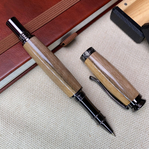 Ручка-ролер NV-448 деревина горіха