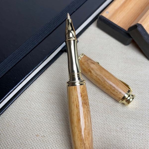 Ручка-ролер ручної роботи NV-355 із деревини горіха