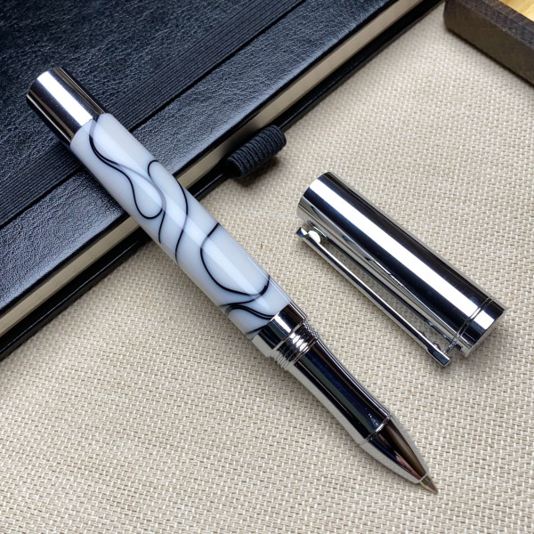 Унікальна ручка-ролер ручної роботи NV-452 виготовлена із акрилу